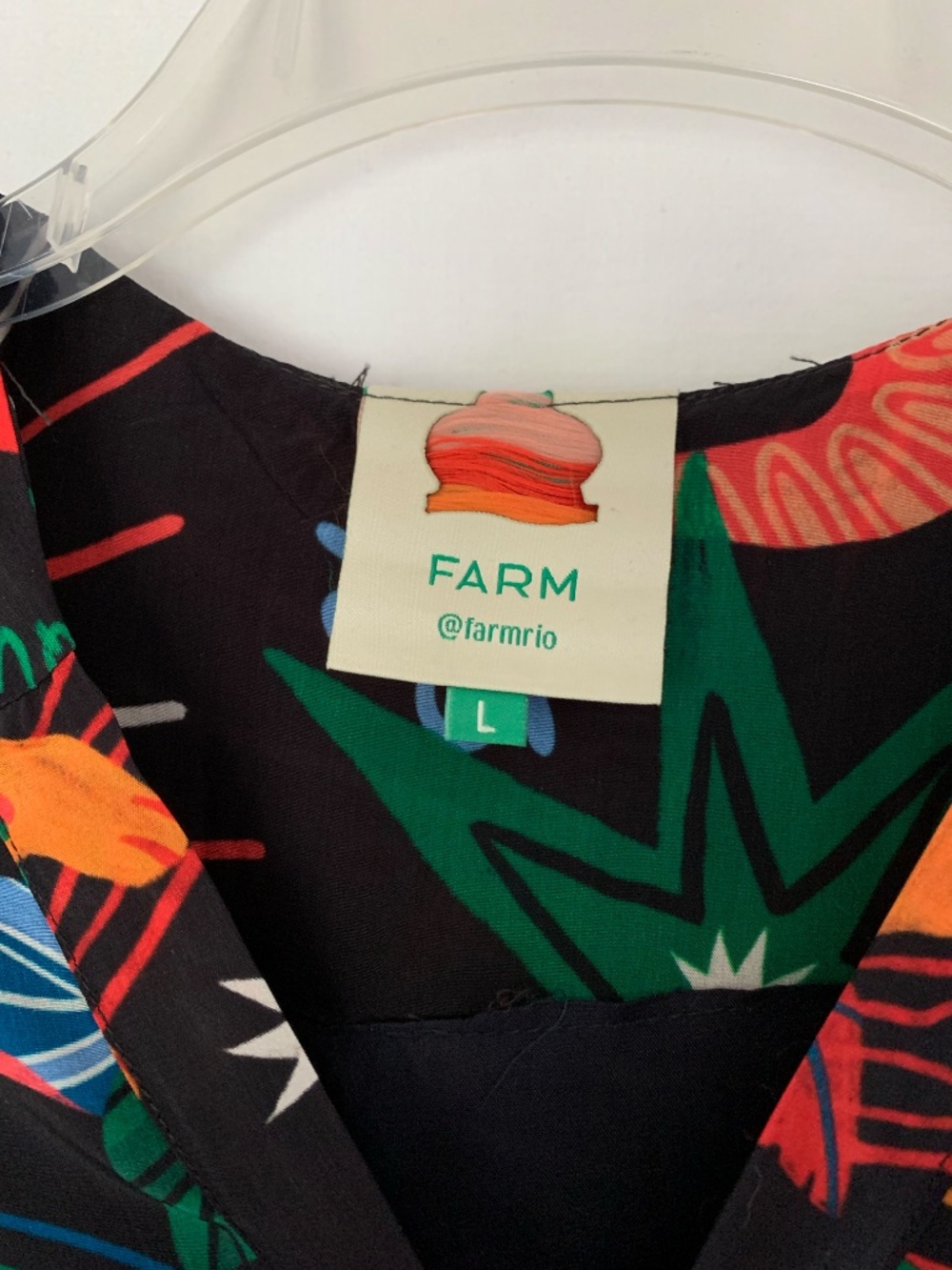 FARM Rio  Zodiac Maxi Dress with plunge neckline & drawstring waist - Picture 3 of 11